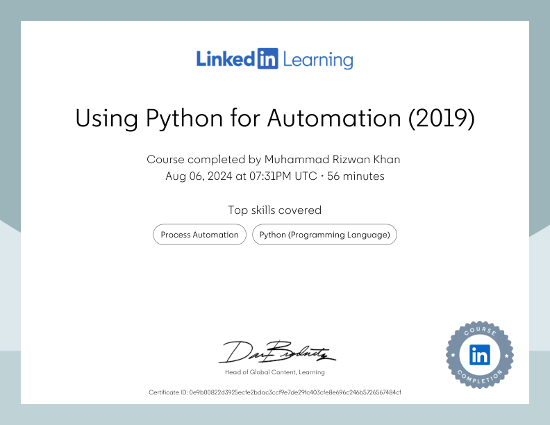 LinkedIn Learning Certificate (3)